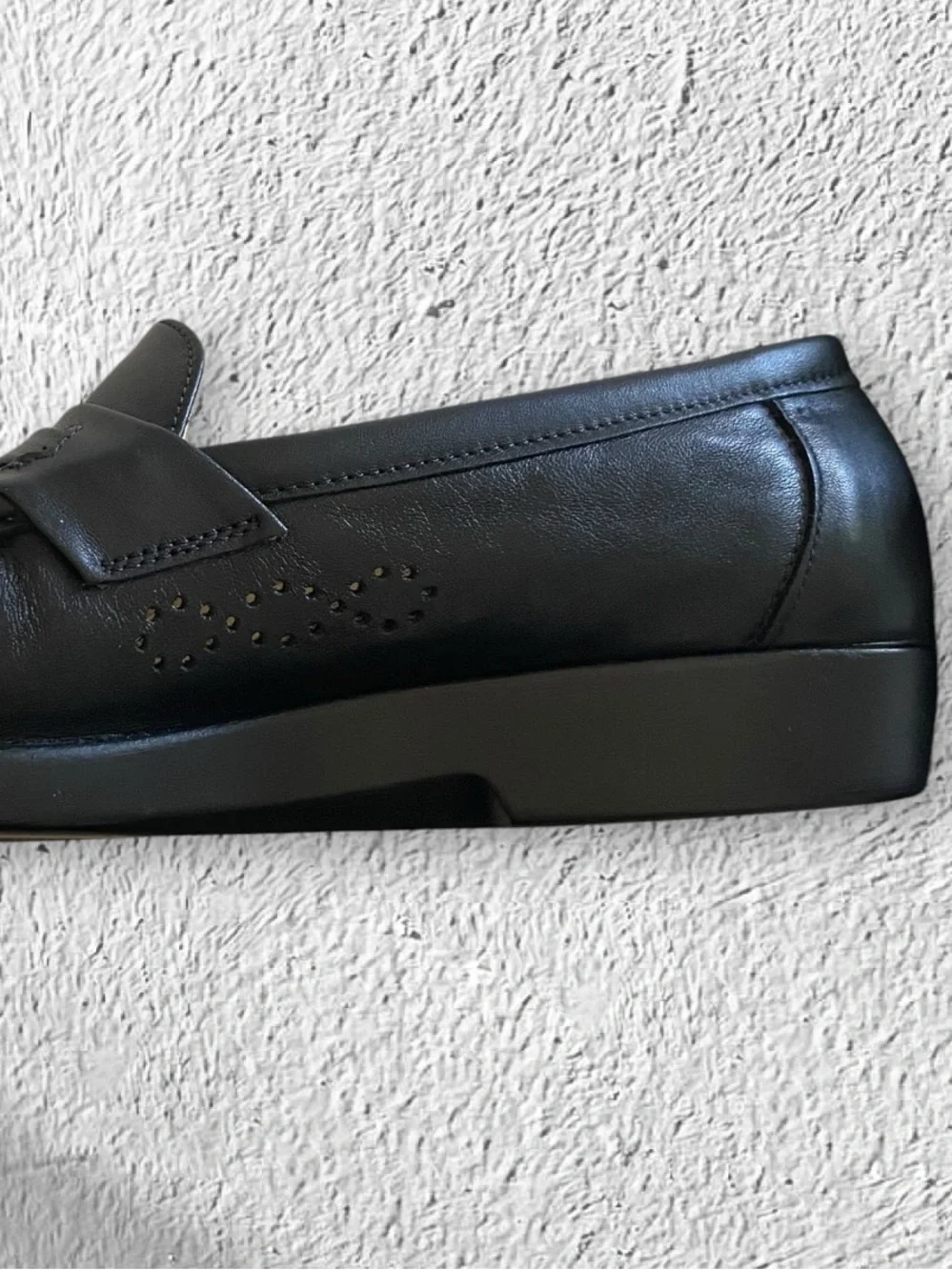 SAS Loafers NEW Ace Slip On Comfort Penny Handsewn Leather Black Size 9.5 W